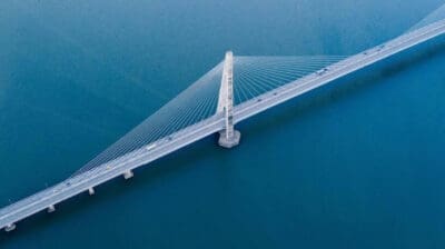 Bridge over water