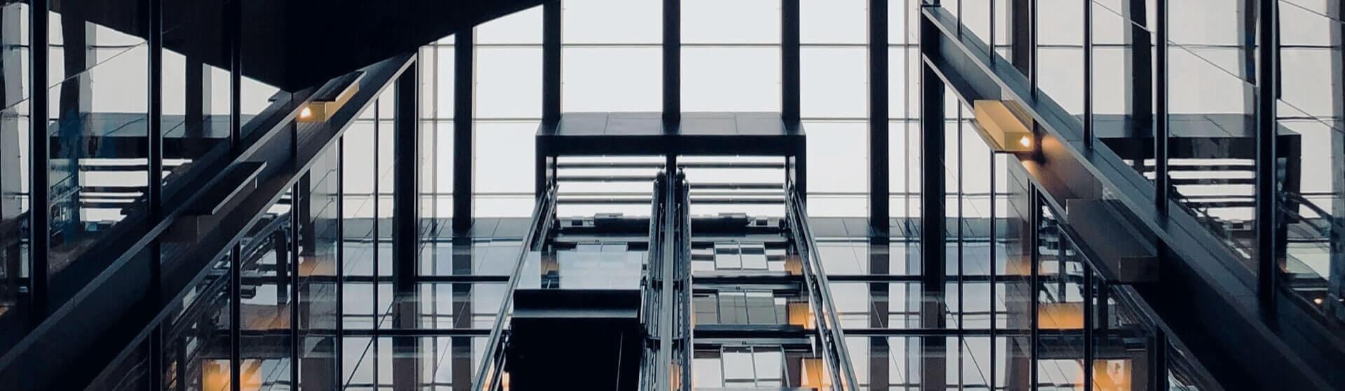 Lifts in office building
