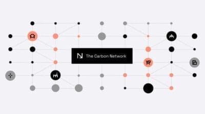 A graphic displaying connectivity and collaboration between businesses and their suppliers.