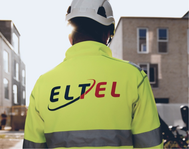 Eltel employee in uniform